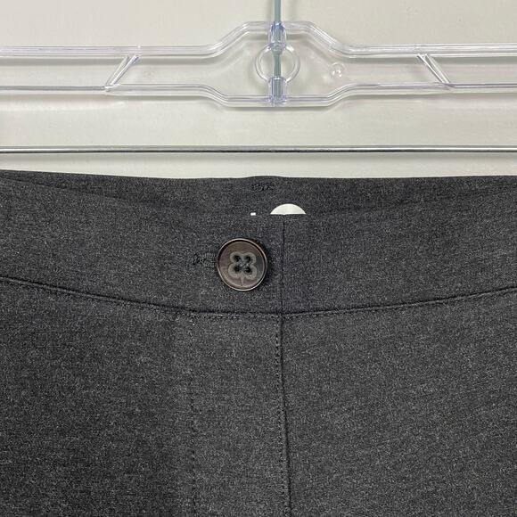 Betabrand Pants Straight Leg Comfort Charcoal Gray Yoga Trouser Large Petite - Picture 5 of 11